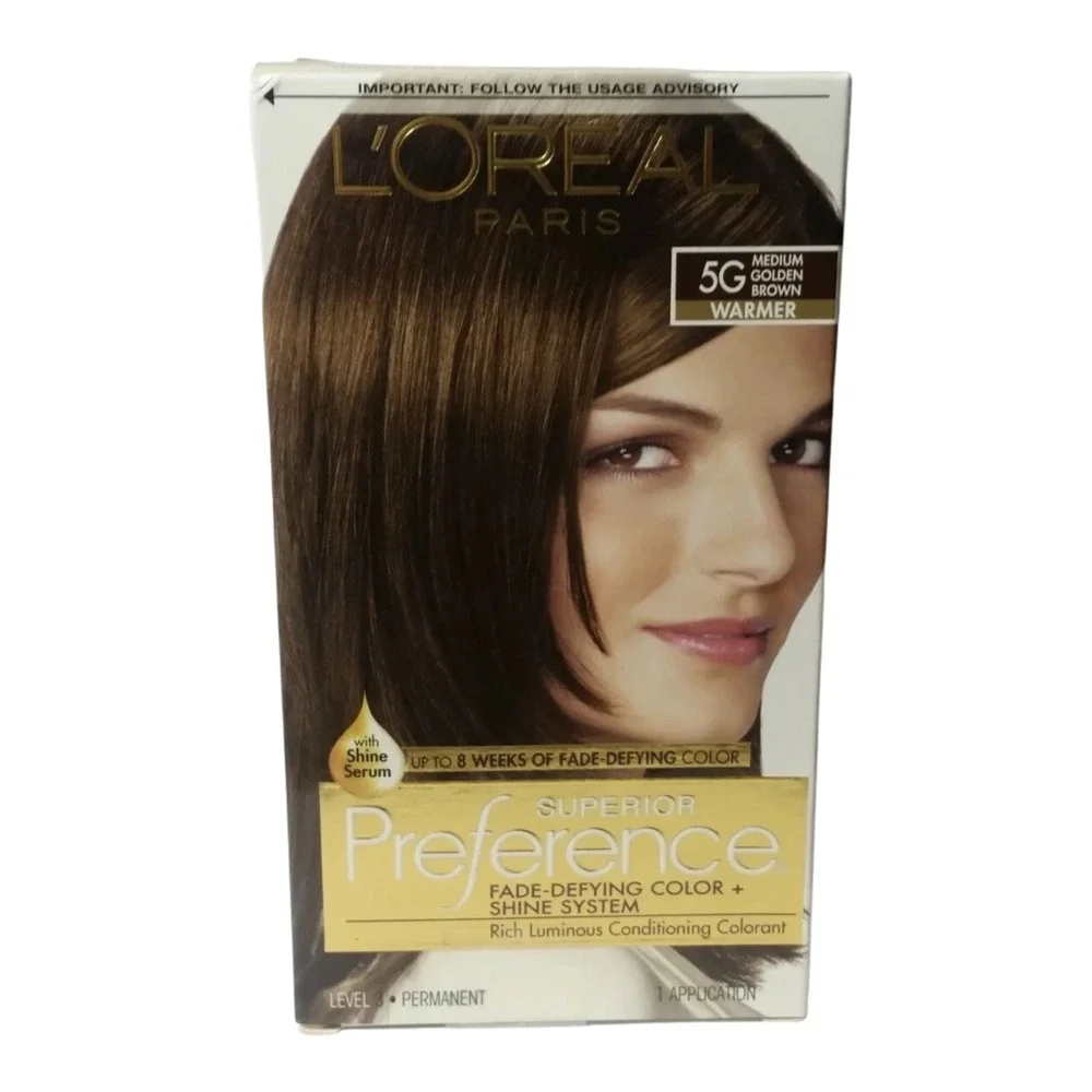 L'Oreal Superior‎ Preference 5G Medium Golden Brown Warmer Hair Color